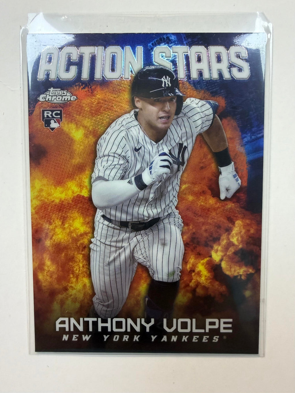 2023 Topps Update #AS-28 Anthony Volpe Action Stars Rookie Card New York Yankees
