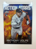 2023 Topps Update #AS-28 Anthony Volpe Action Stars Rookie Card New York Yankees