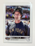 2022 Topps Update #ASG-46 Gerrit Cole 2022 MLB All-Star Game New York Yankees