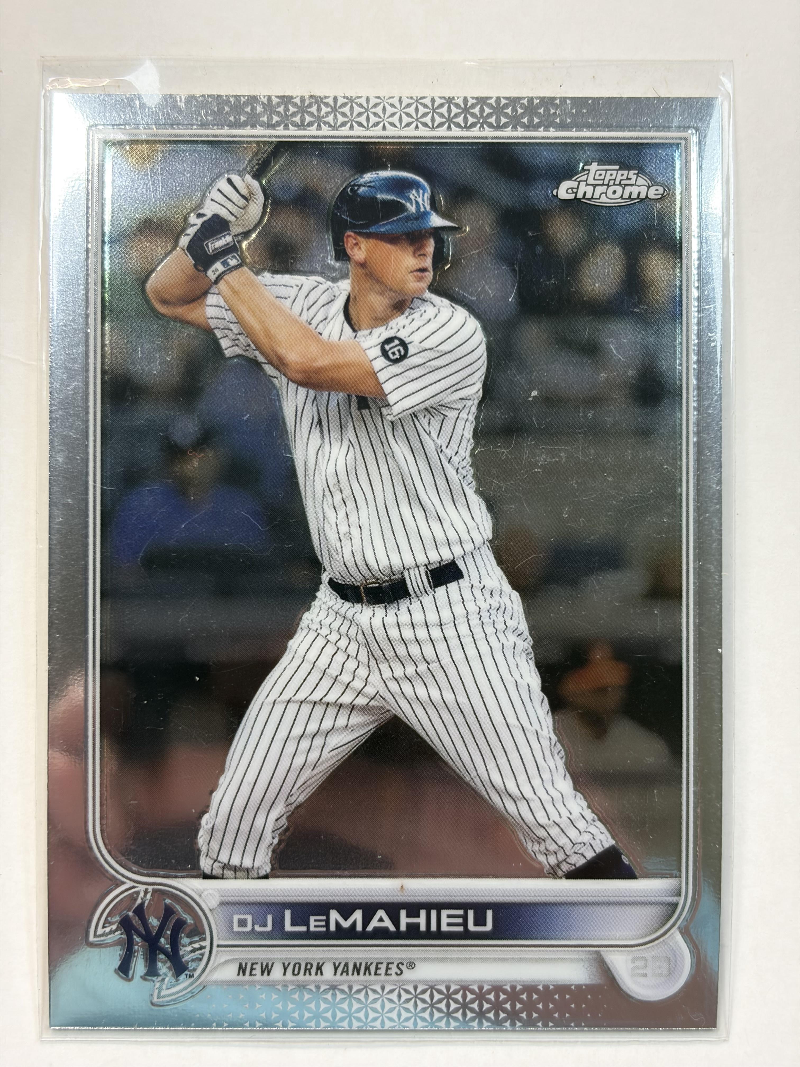 2022 Topps Chrome 20 DJ LeMahieu New York Yankees - Polish Kings Auto Detail & Customs