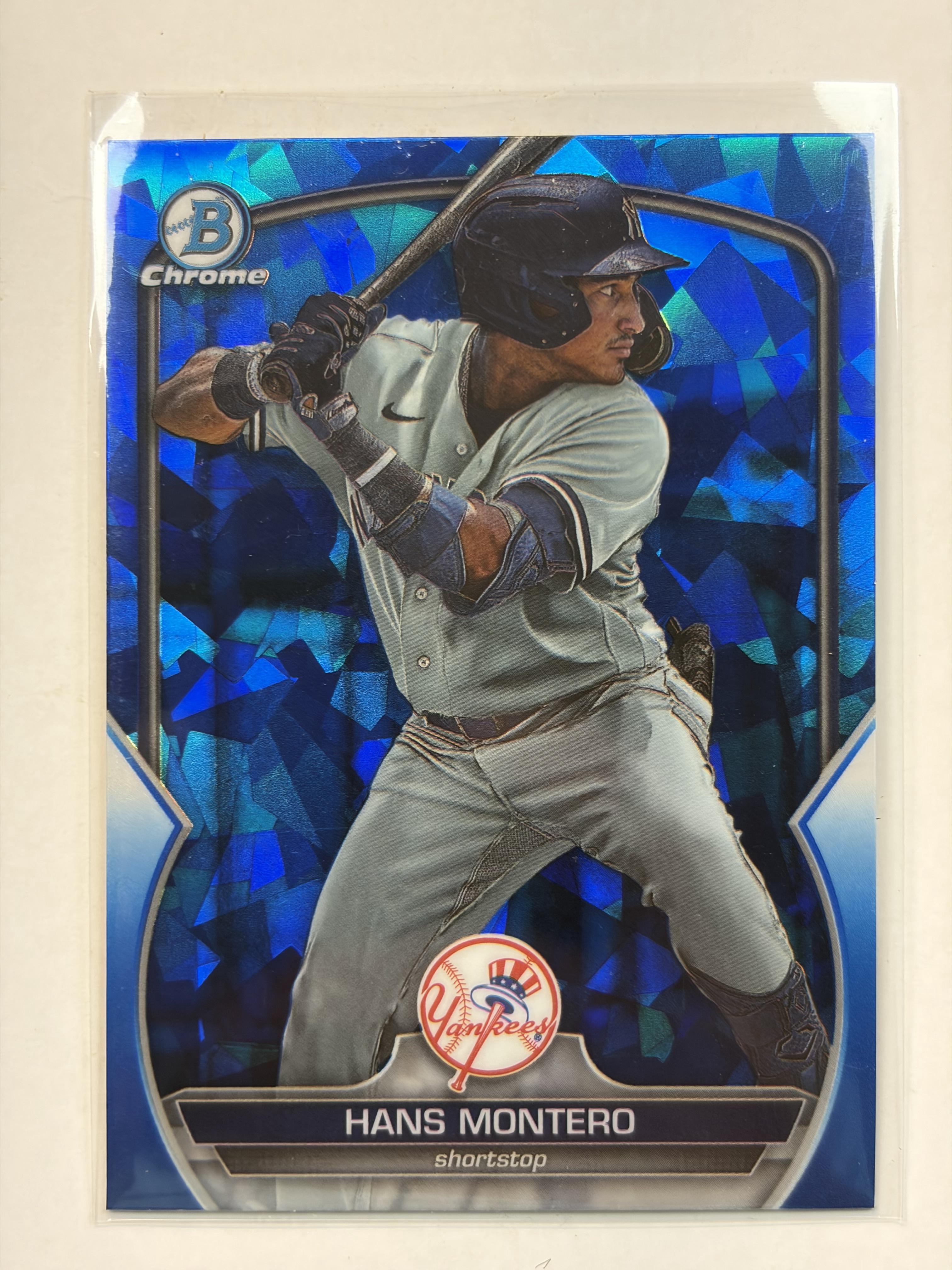 2023 Bowman Draft Sapphire Edition BDC-12 Hans Montero New York Yankees - Polish Kings Auto Detail & Customs