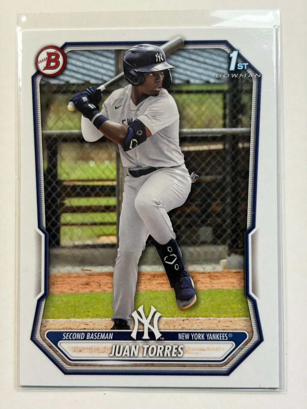 2026 Bowman 1st #BP-75 Juan Torres Bowman 1st Prospects New York Yankees