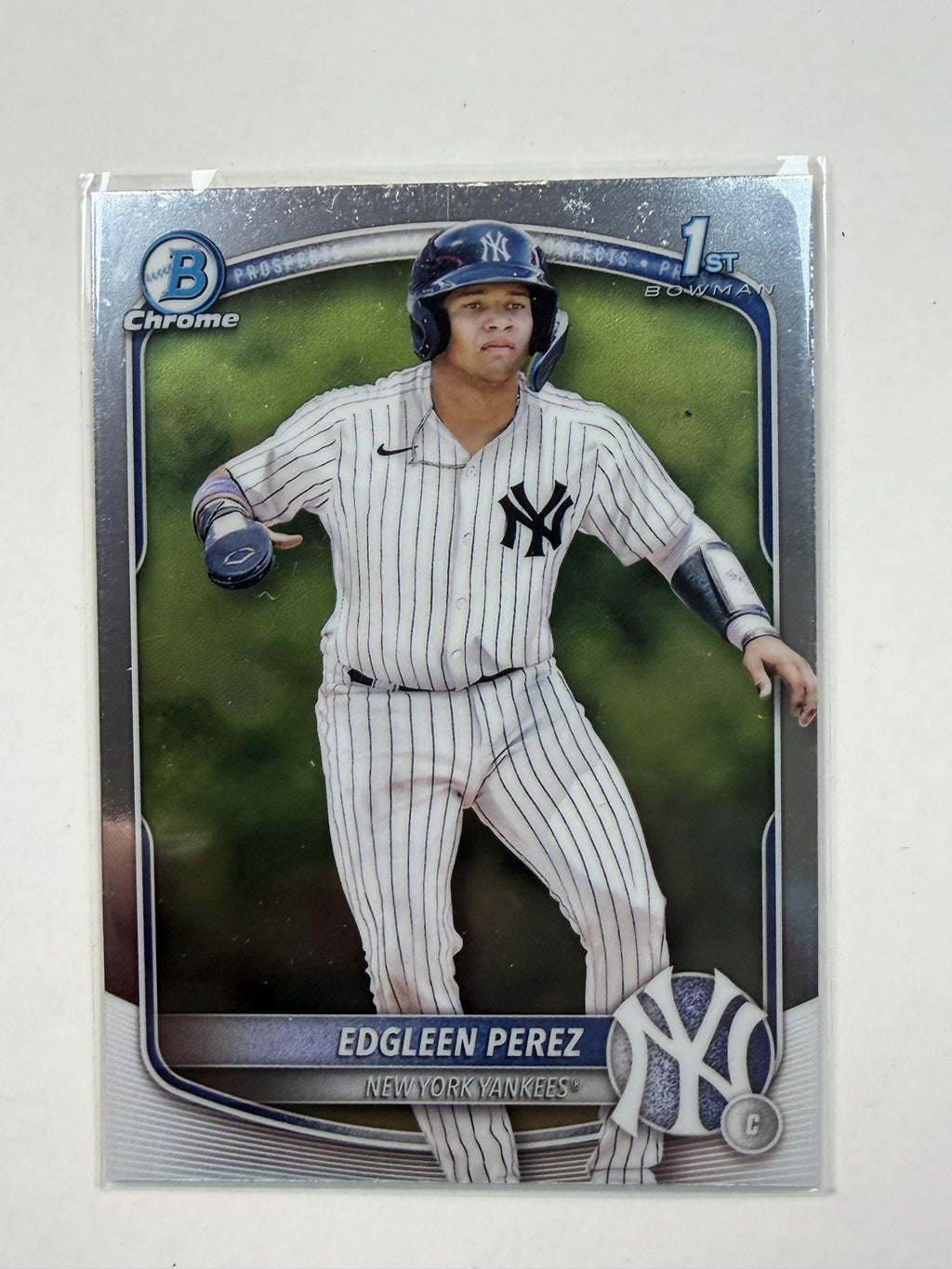 2025 Bowman Chrome #BCP-80 Edgleen Perez Bowman Chrome  1st Prospects