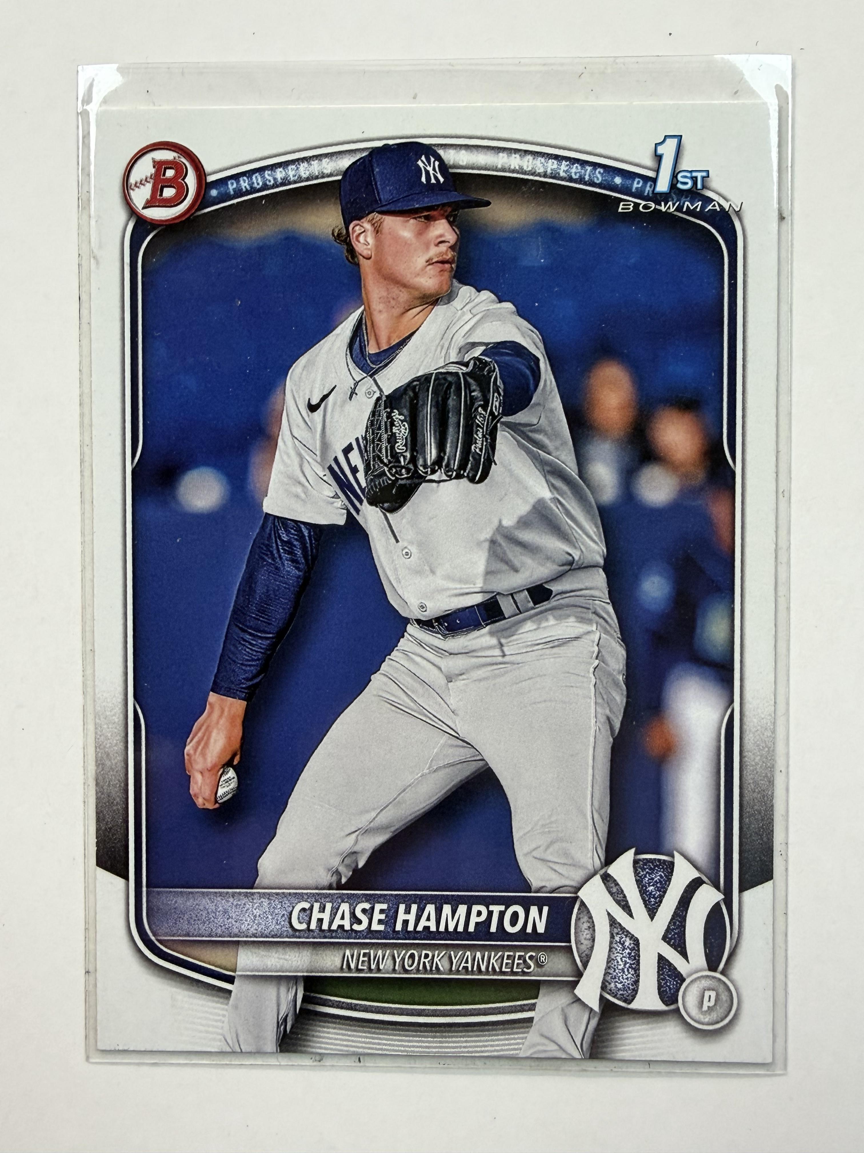 2025 Bowman #BP-57 Chase Hampton Bowman 1st Prospects New York Yankees
