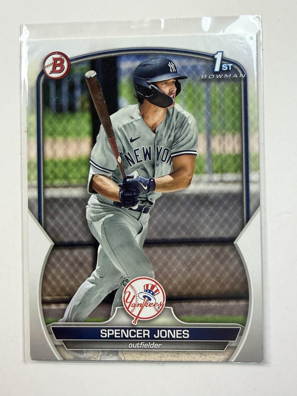 2023 Bowman BP-139 Spencer Jones Bowman 1st Prospects New York Yankees - Polish Kings Auto Detail & Customs