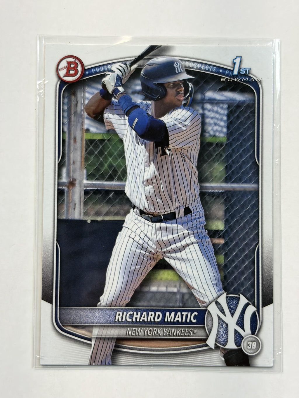 2025 Bowman BP-71 Richard Matic Bowman 1st Prospects New York Yankees - Polish Kings Auto Detail & Customs