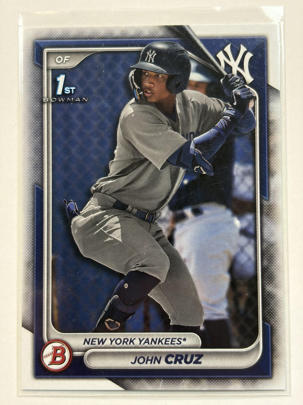 2024 Bowman BP-77 John Cruz Bowman 1st Prospects New York Yankees - Polish Kings Auto Detail & Customs