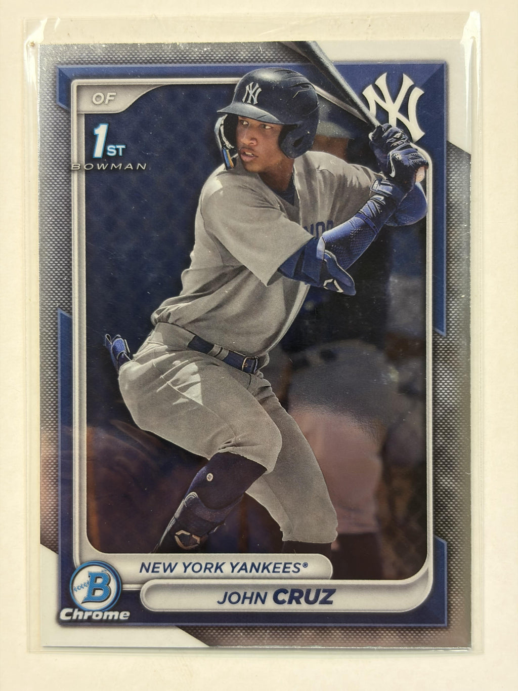 2024 Bowman Chrome BCP-77 John Cruz Bowman Chrome 1st - Polish Kings Auto Detail & Customs