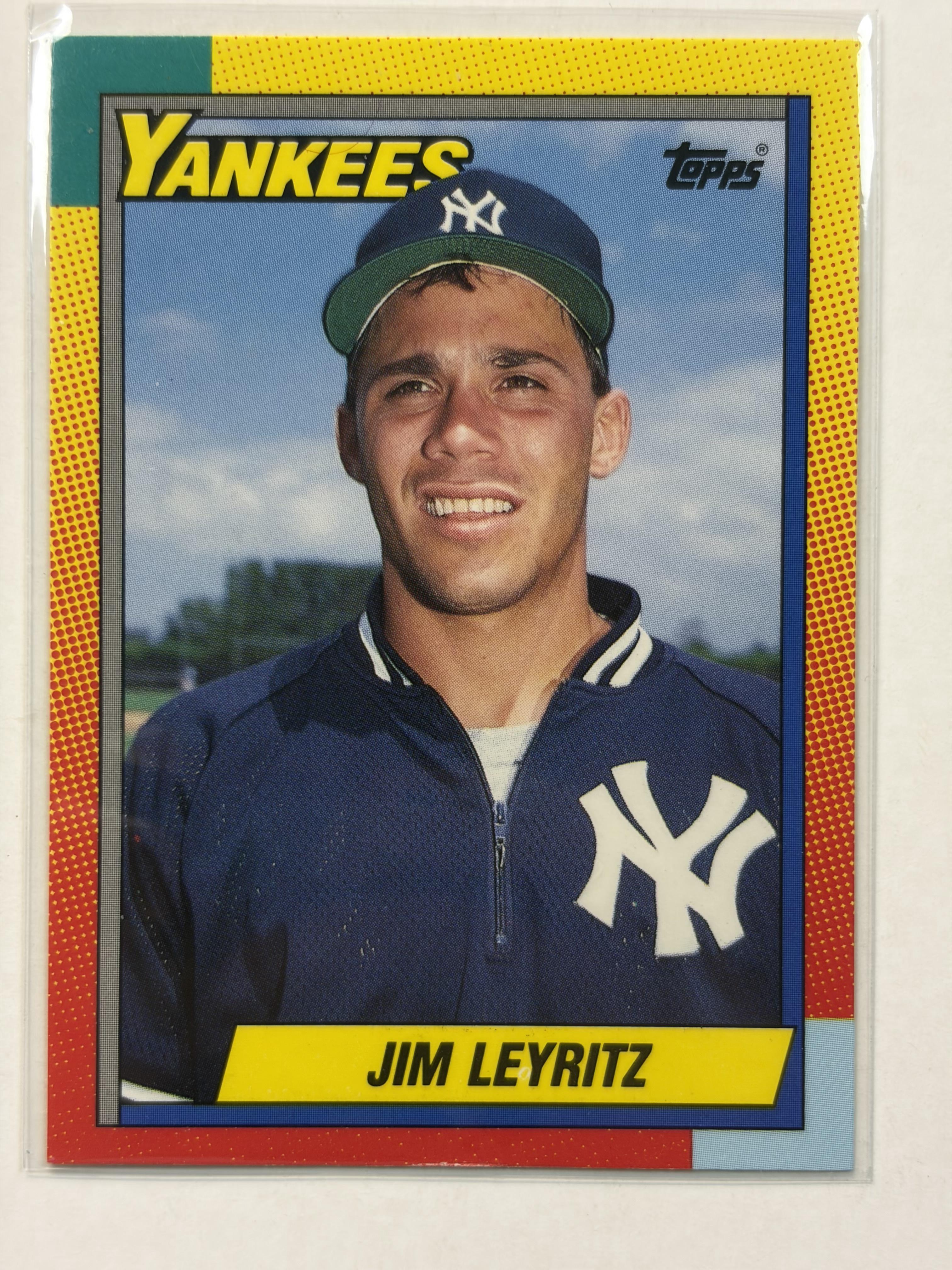 1990 Topps Traded 61T Jim Leyritz Rookie Card New York Yankees - Polish Kings Auto Detail & Customs