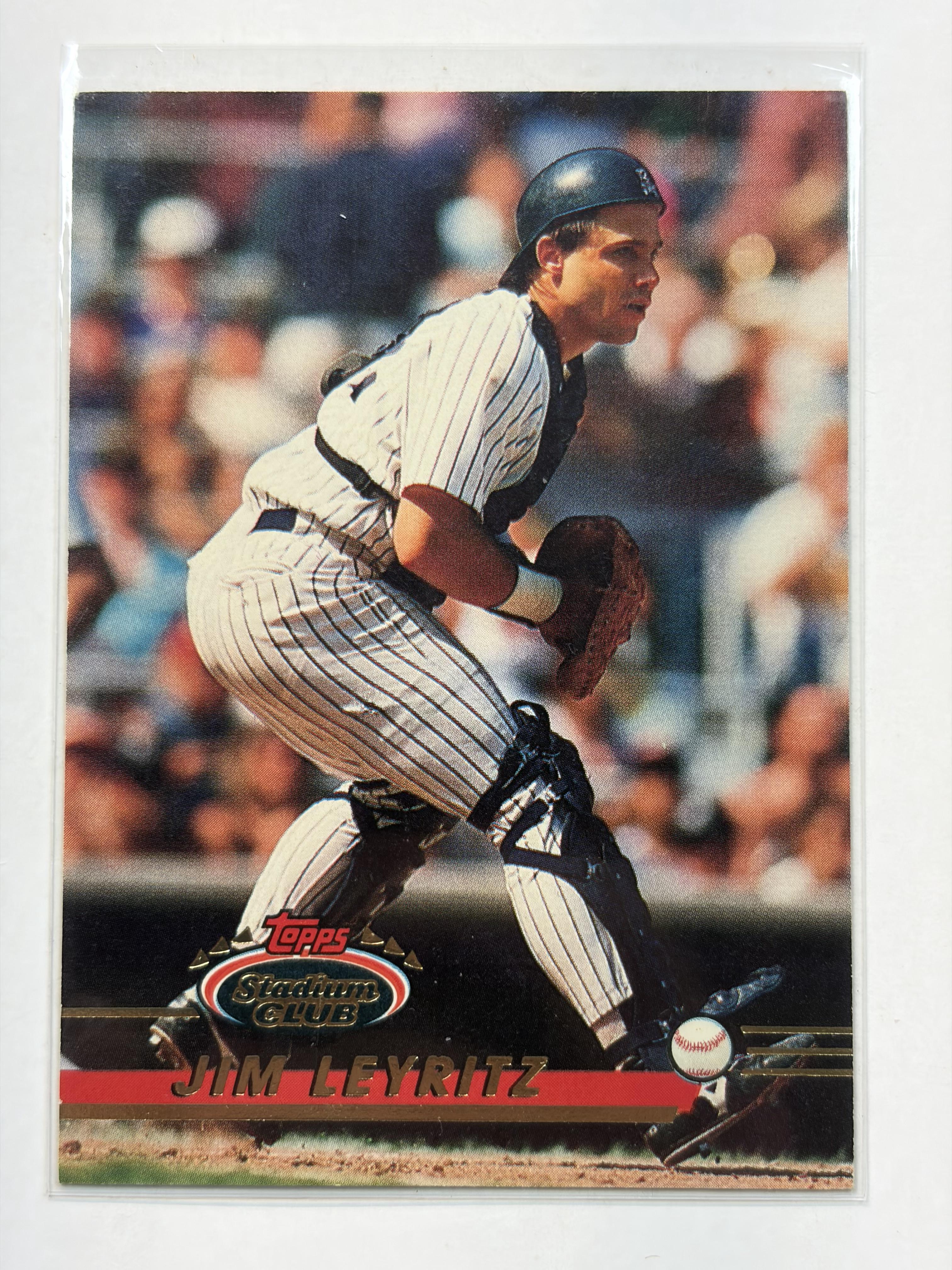 1993 Stadium Club 234 Jim Leyritz New York Yankees - Polish Kings Auto Detail & Customs