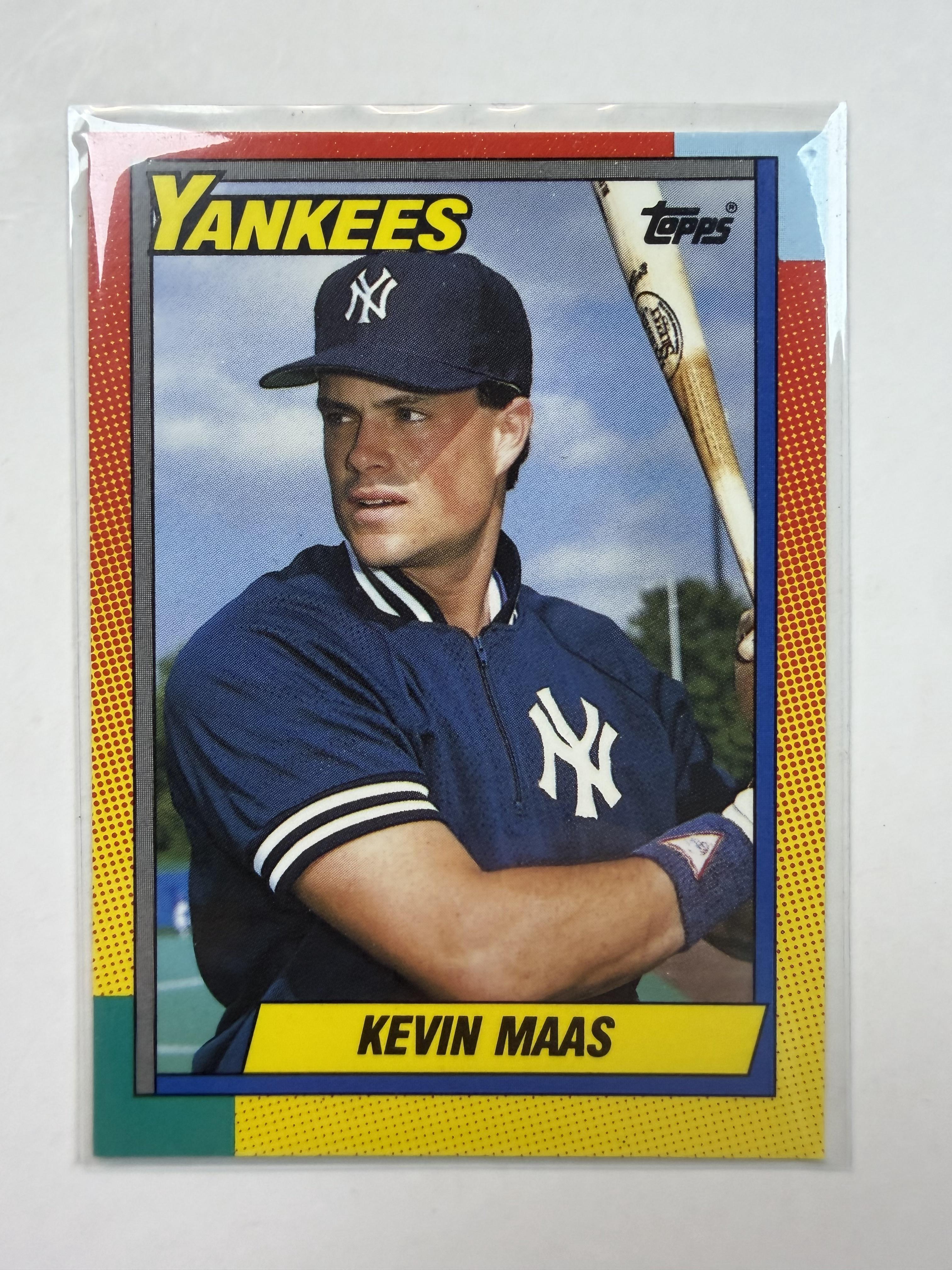 1990 Topps Traded #63T Kevin Maas Traded Rookie CardNew York Yankees
