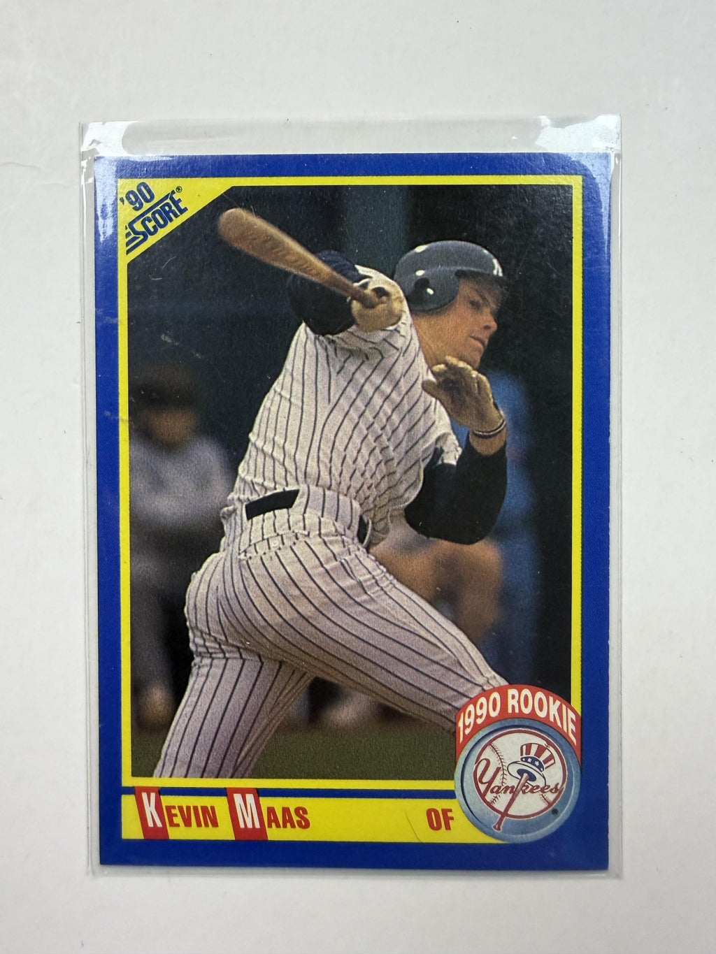 1990 Score 606 Kevin Maas Rookie Card New York Yankees - Polish Kings Auto Detail & Customs