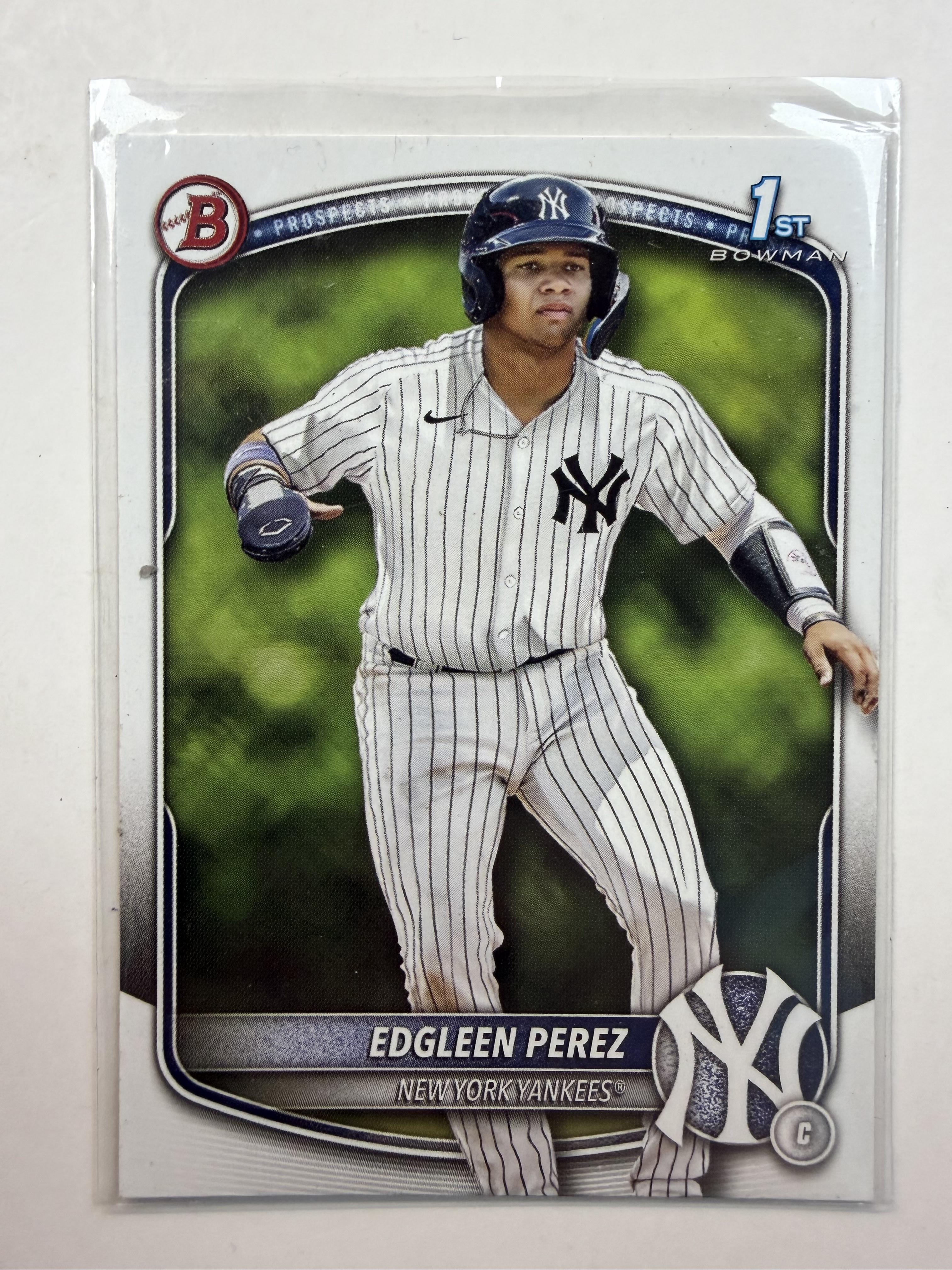 2025 Bowman #BP-80 Edgleen Perez Bowman 1st Prospects