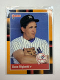 1988 Donruss Baseball's Best #164 Dave Righetti New York Yankees