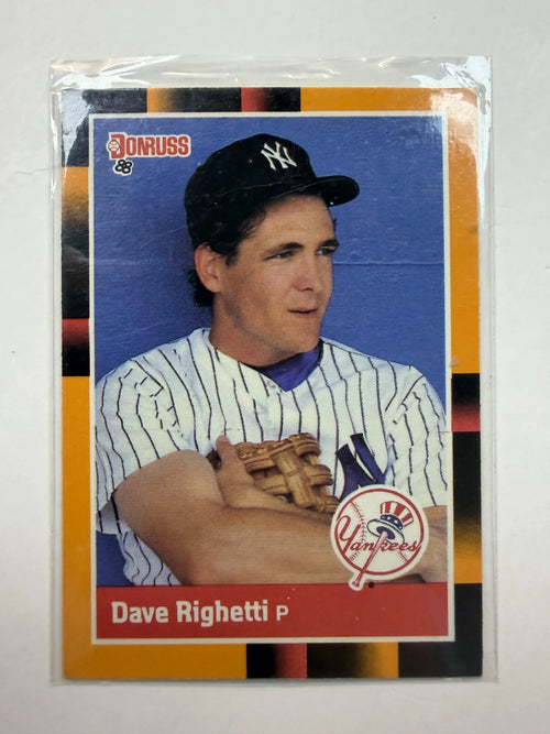 Front of Card 1988 Donruss Baseball's Best #164 Dave Righetti New York Yankees - Polish Kings Auto Detail & Customs