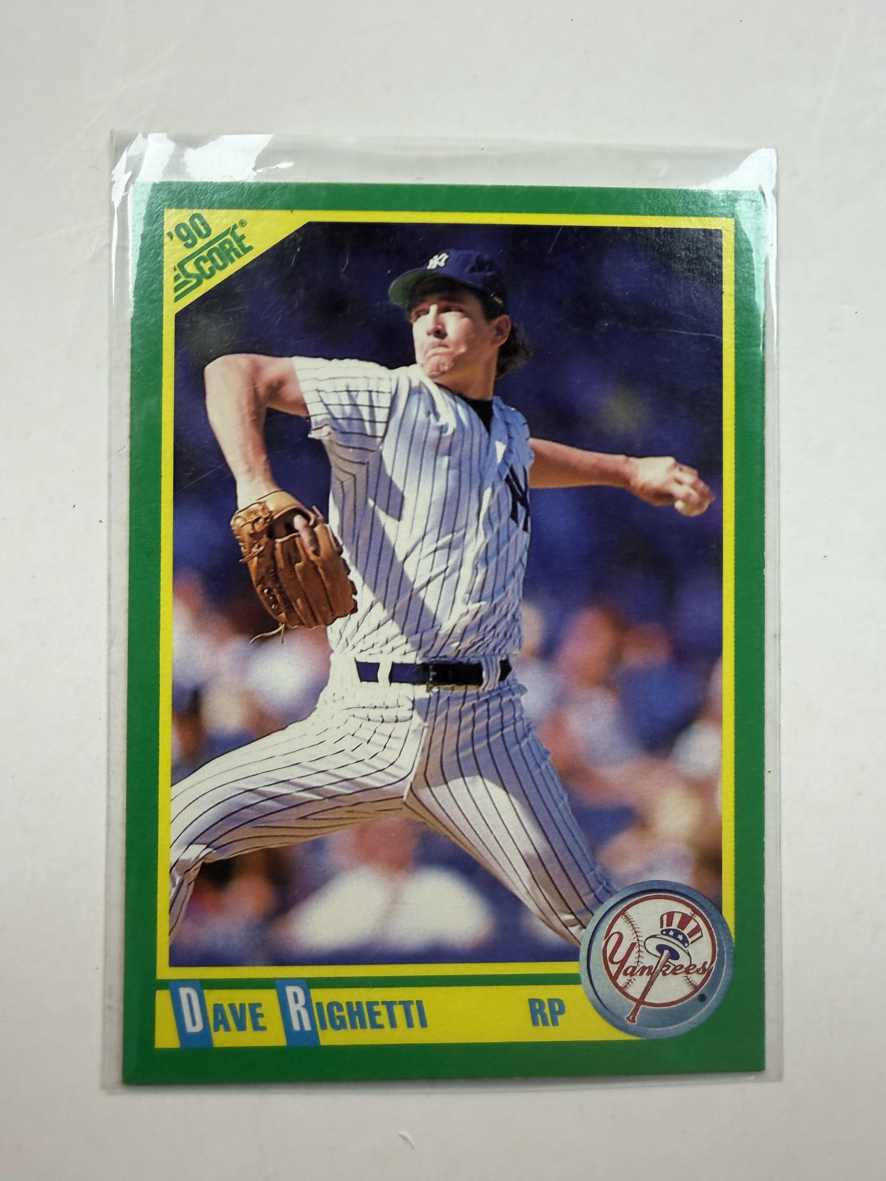 1990 Score #194 Dave Righetti