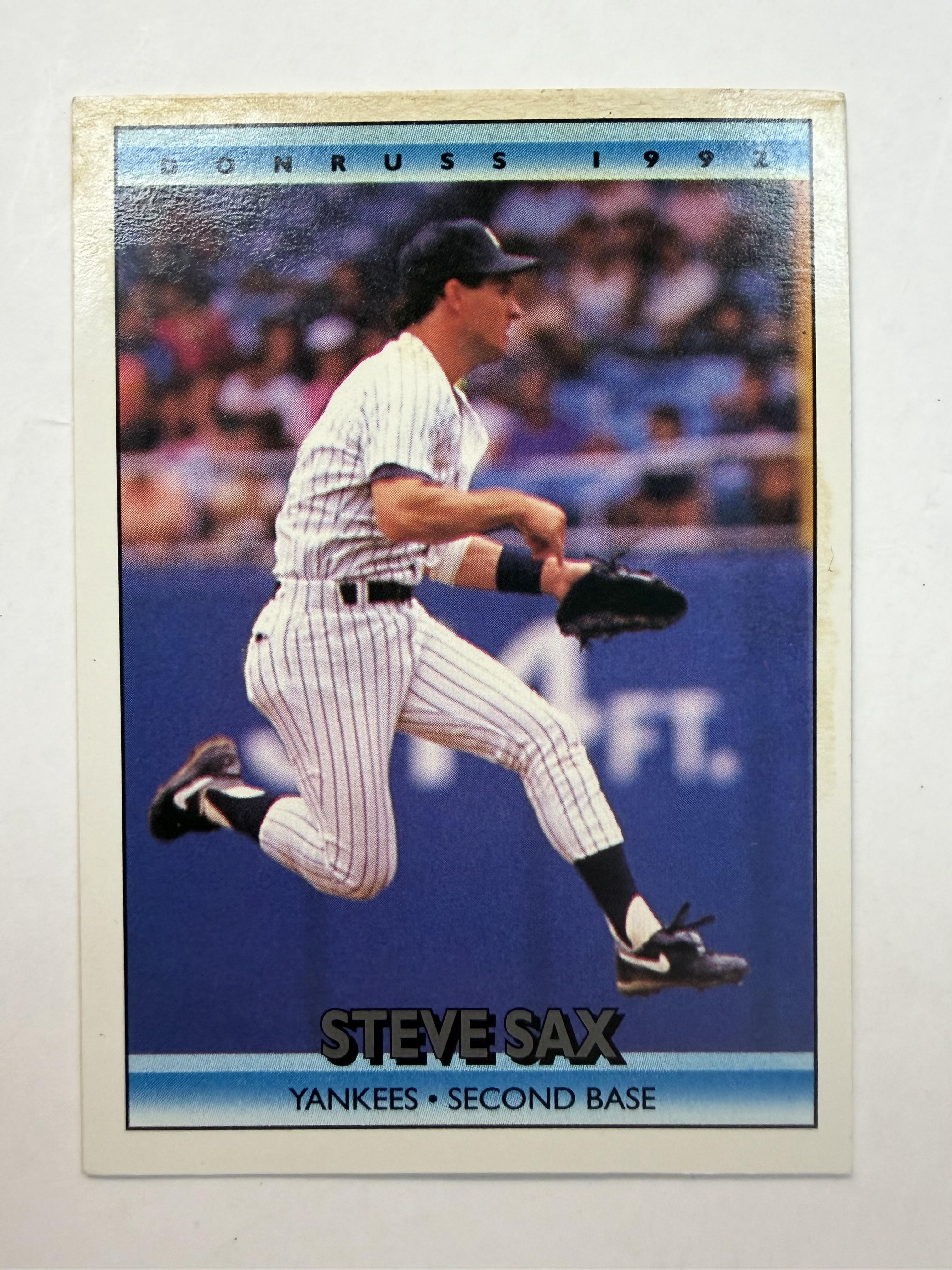 1992 Donruss 729 Steve Sax New York Yankees - Polish Kings Auto Detail & Customs