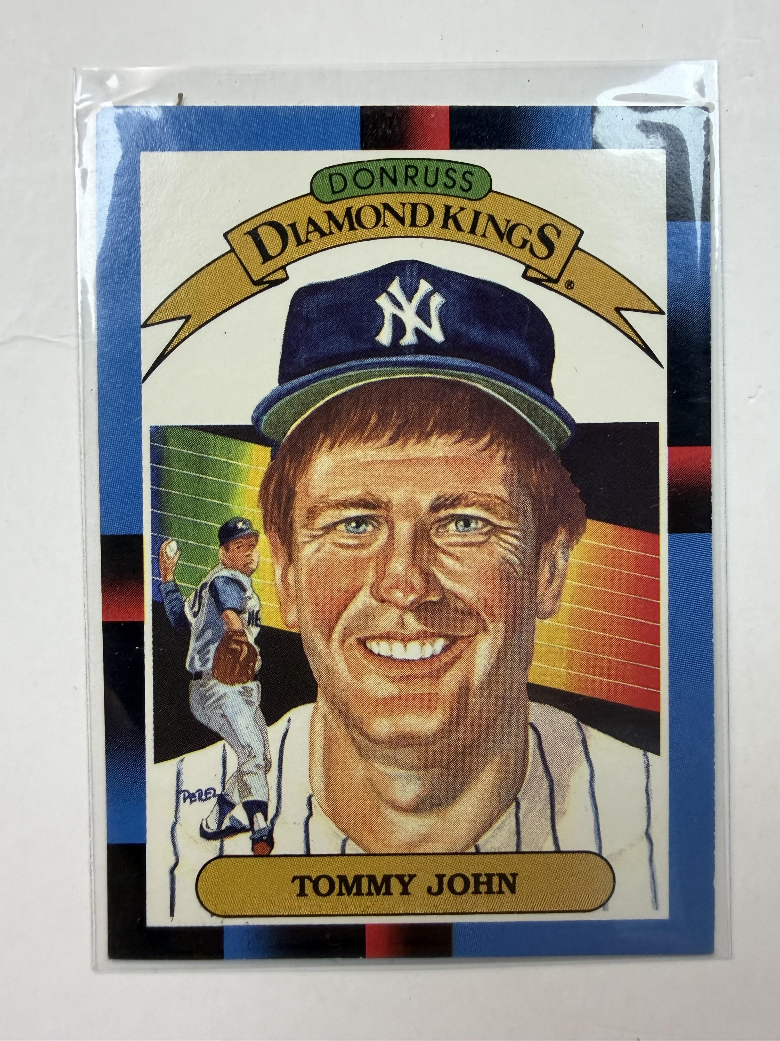 1988 Donruss 17 Tommy John New York Yankees - Polish Kings Auto Detail & Customs