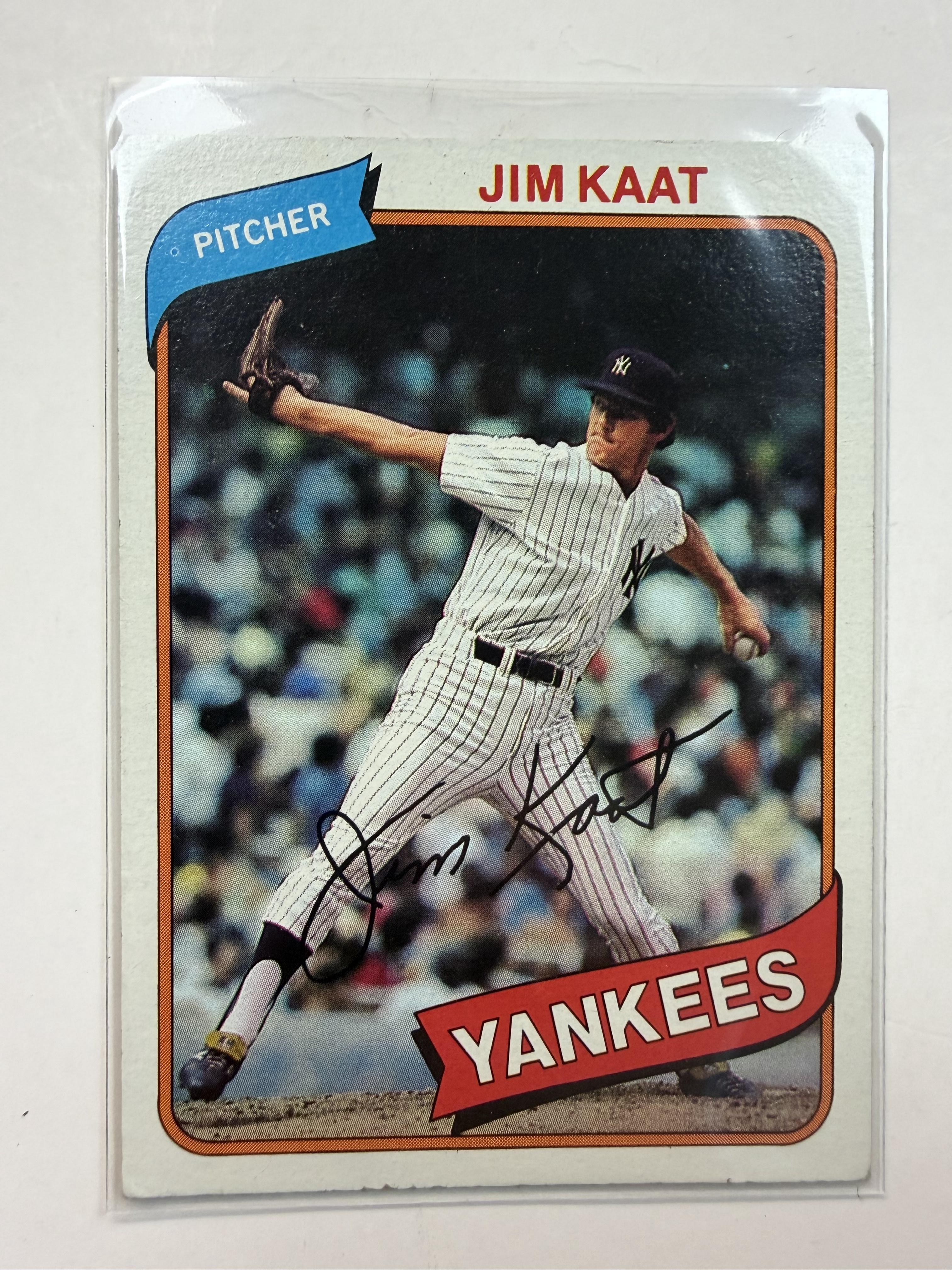 1980 Topps 250 Jim Kaat New York Yankees - Polish Kings Auto Detail & Customs