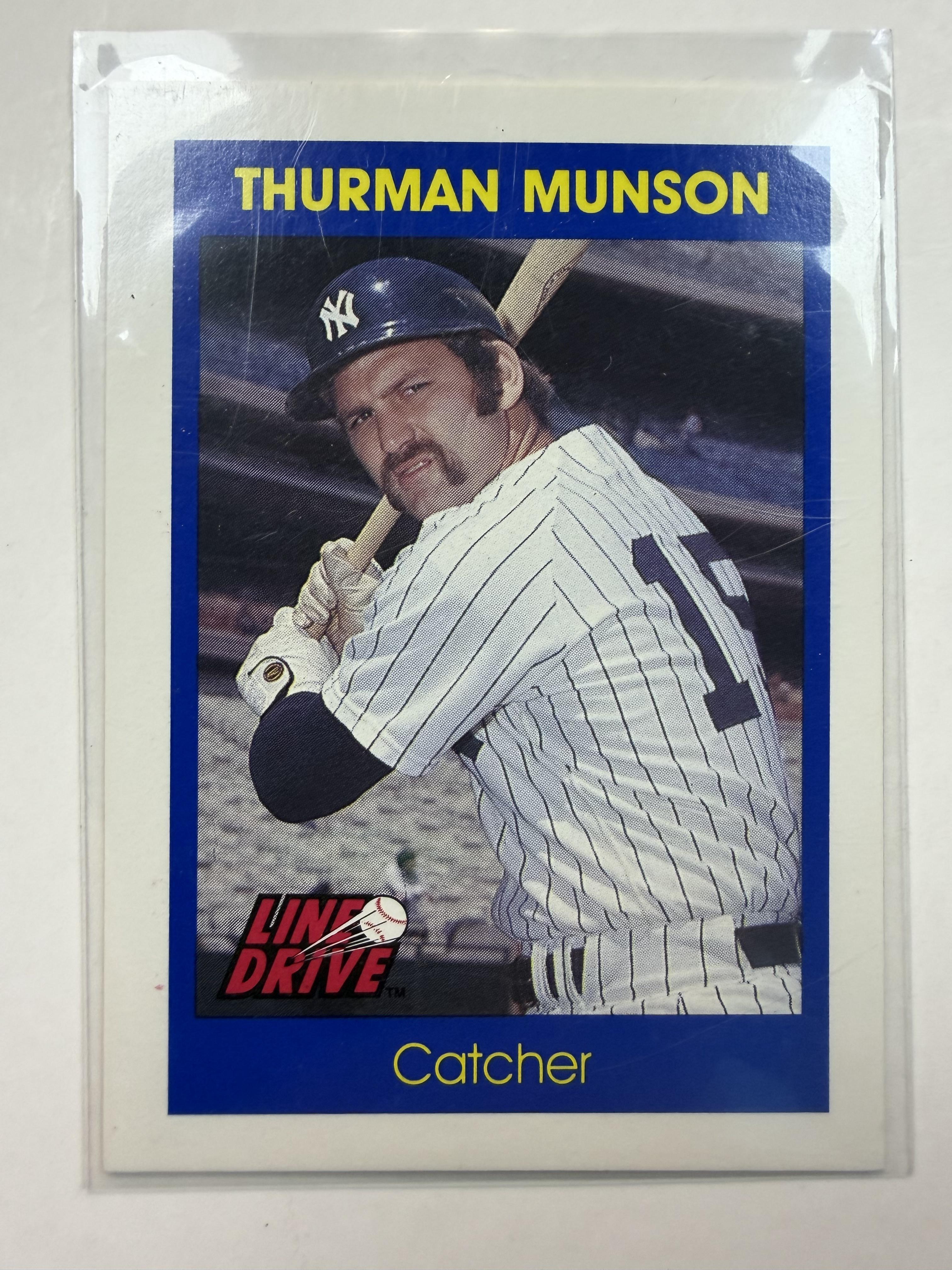 1991 Line Drive 38 Thurman Munson New York Yankees - Polish Kings Auto Detail & Customs