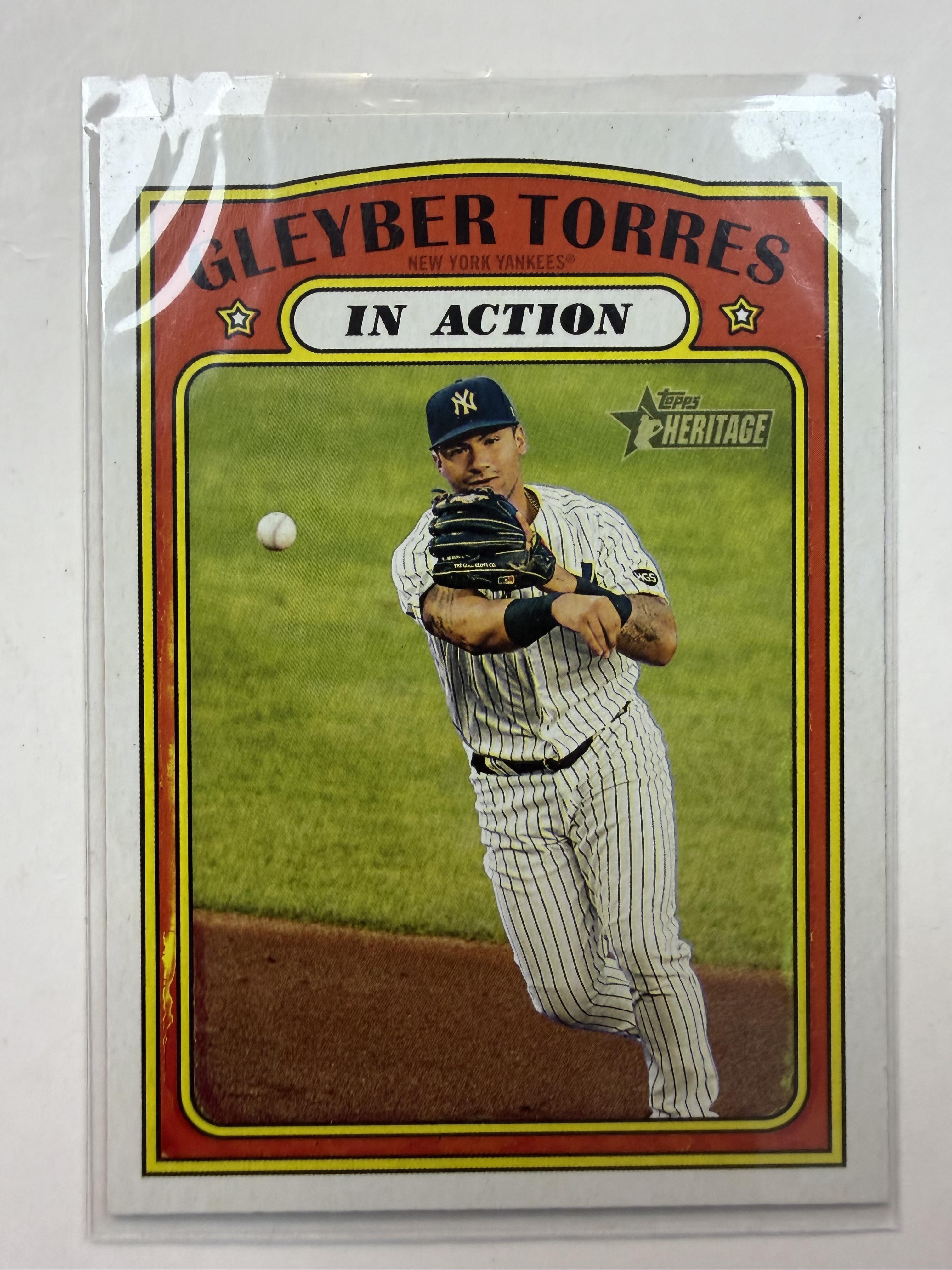 2021 Topps Heritage #292 Gleyber Torres New York Yankees