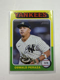 2024 Topps Heritage #273 Oswald Peraza New York Yankees