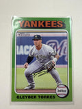 2024 Topps Heritage 281 Gleyber Torres New York Yankees - Polish Kings Auto Detail & Customs