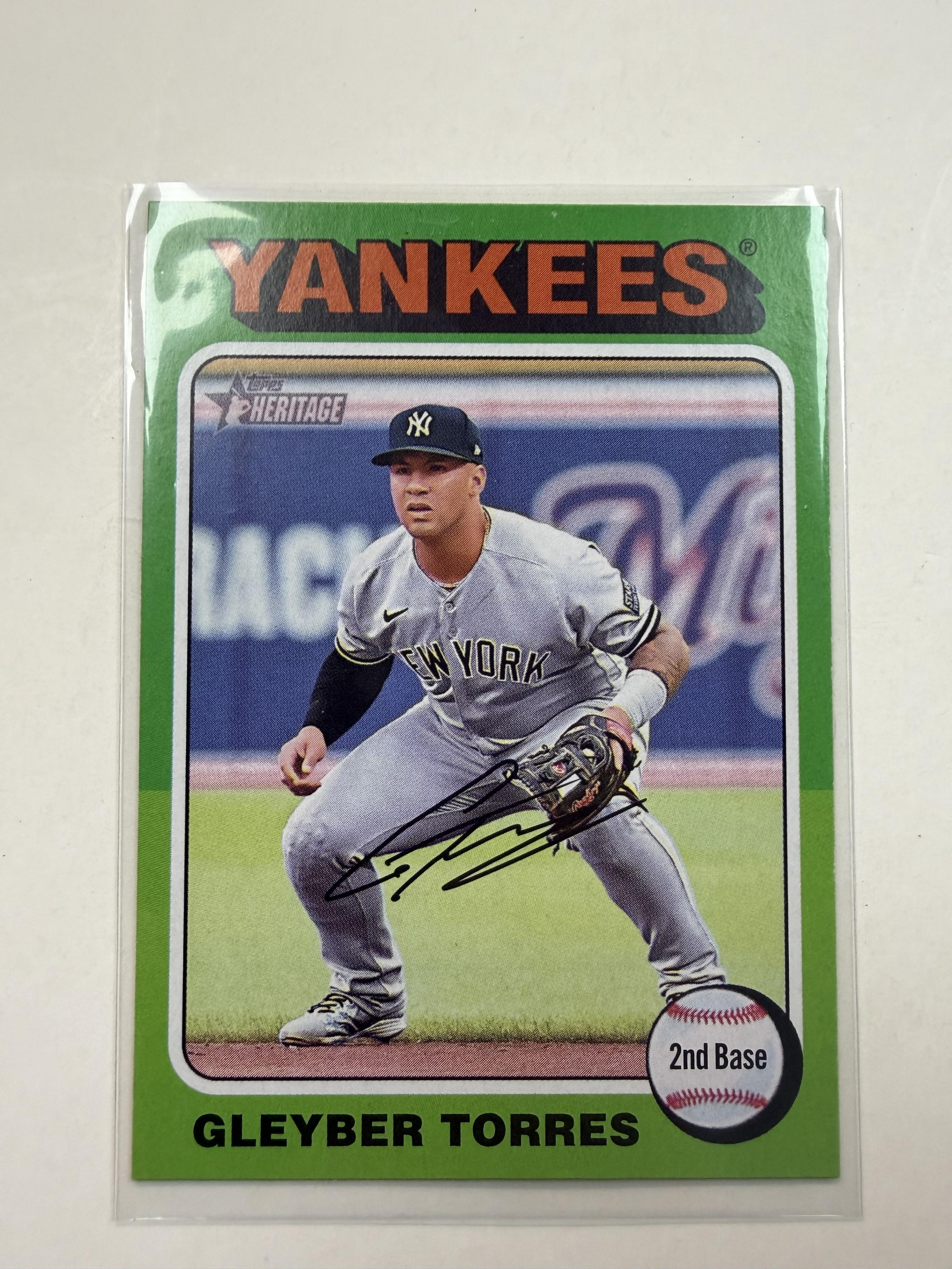 2024 Topps Heritage 281 Gleyber Torres New York Yankees - Polish Kings Auto Detail & Customs