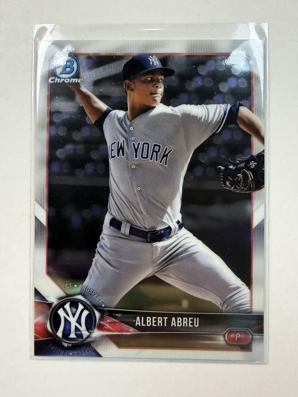2018 Bowman Chrome #BCP234 Albert Abreu Prospects New York Yankees