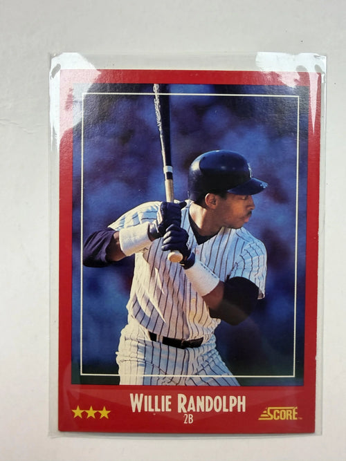 Front of Card 1988 Score #266 Willie Randolph New York Yankees - Polish Kings Auto Detail & Customs