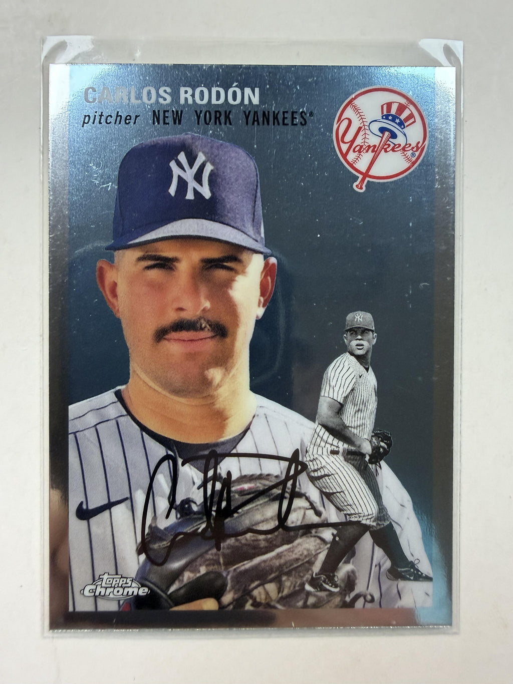 2023 Topps Chrome Platinum Anniversary 355 Carlos Rodón - Polish Kings Auto Detail & Customs