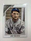 2022 Topps Gallery #110 Lou Gehrig New York Yankees