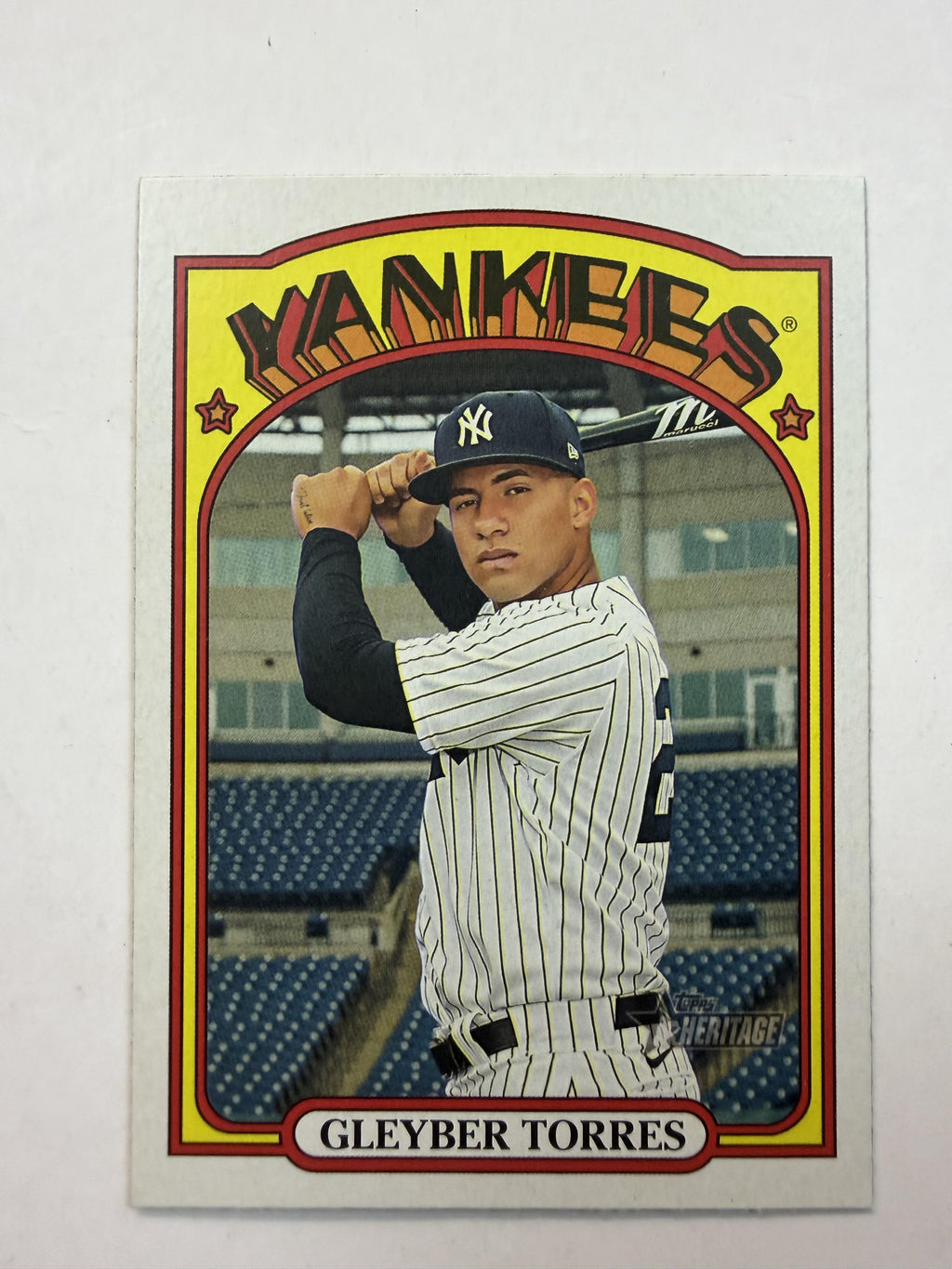 2021 Topps Heritage #291 Gleyber Torres New York Yankees