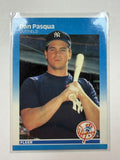 1987 Fleer #108 Dan Pasqua New York Yankees