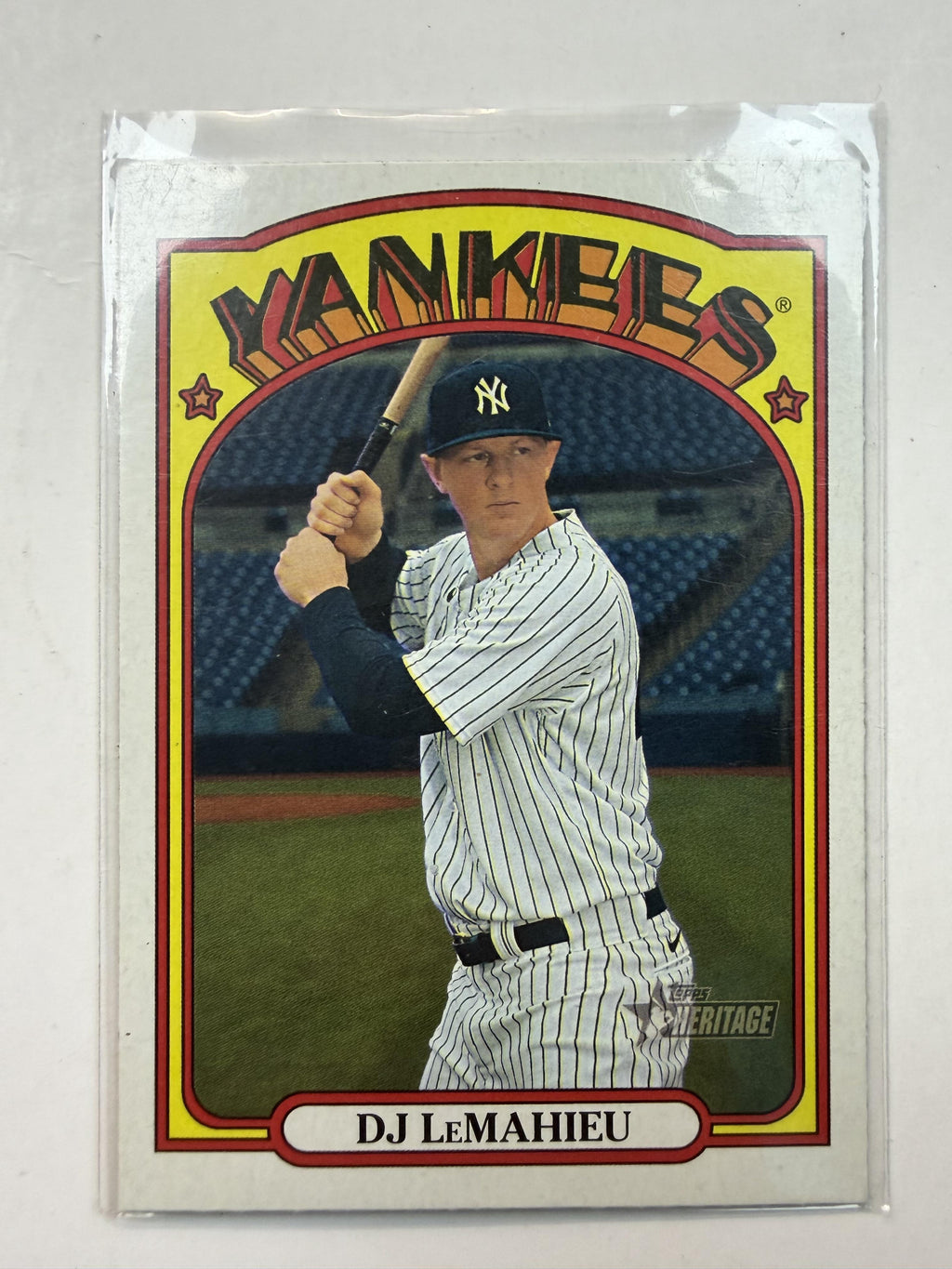 2021 Topps Heritage #336 DJ LeMahieu