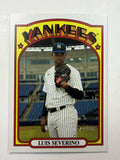 2021 Topps Heritage #383 Luis Severino New York Yankees