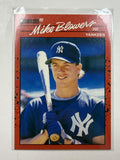 1990 Donruss #656 Mike Blowers  Rookie Card New York Yankees