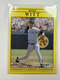 1991 Fleer #680 Mike Witt  Left foot touching bottom border