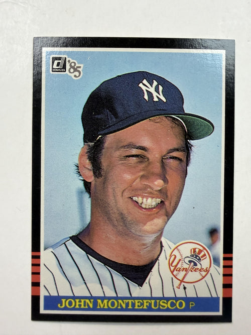Front of Card 1985 Donruss #580 John Montefusco New York Yankees - Polish Kings Auto Detail & Customs