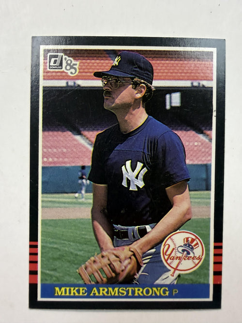 Front of Card 1985 Donruss #602 Mike Armstrong New York Yankees - Polish Kings Auto Detail & Customs