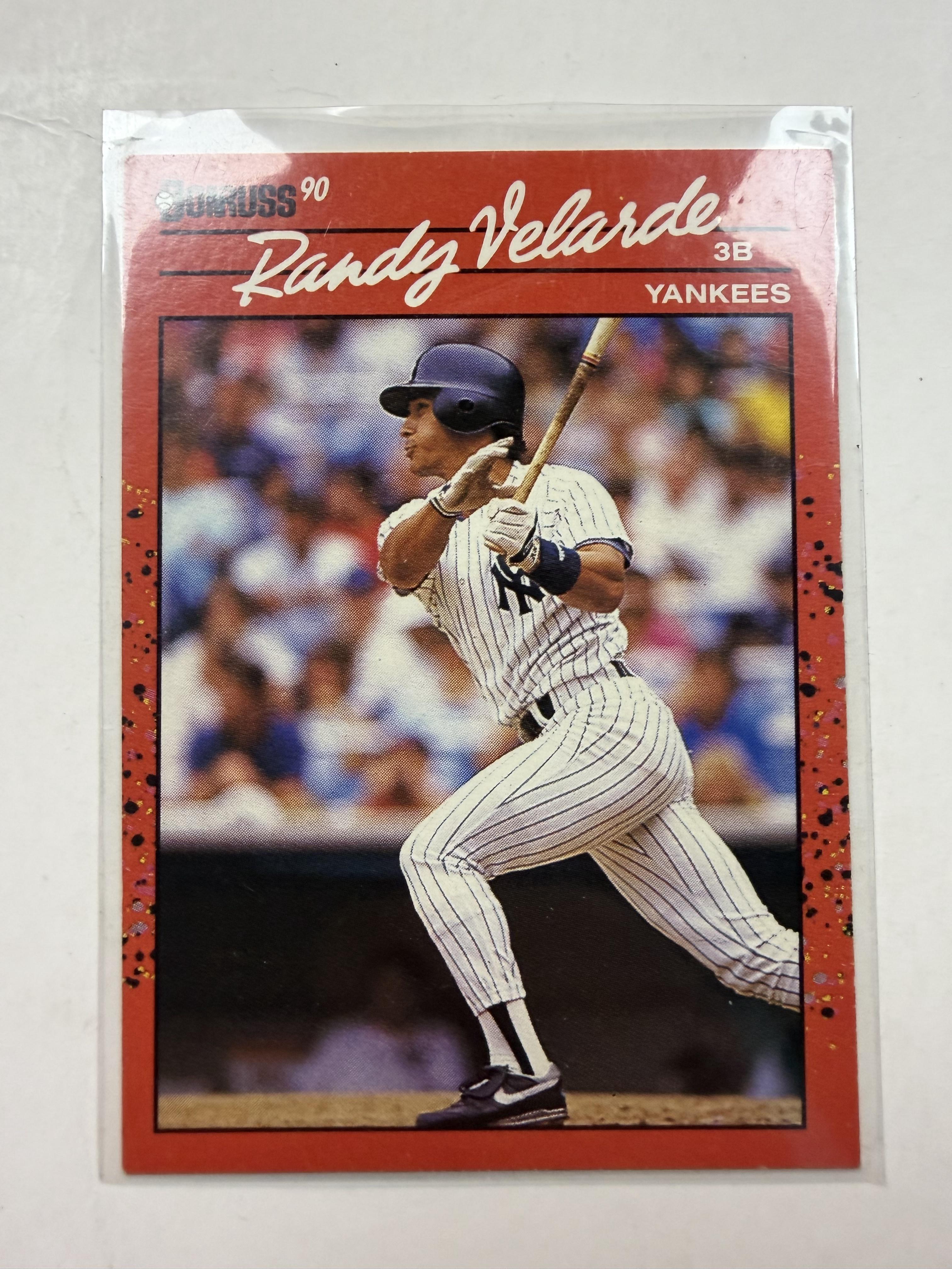 1990 Donruss #630  Randy Velarde New York Yankees