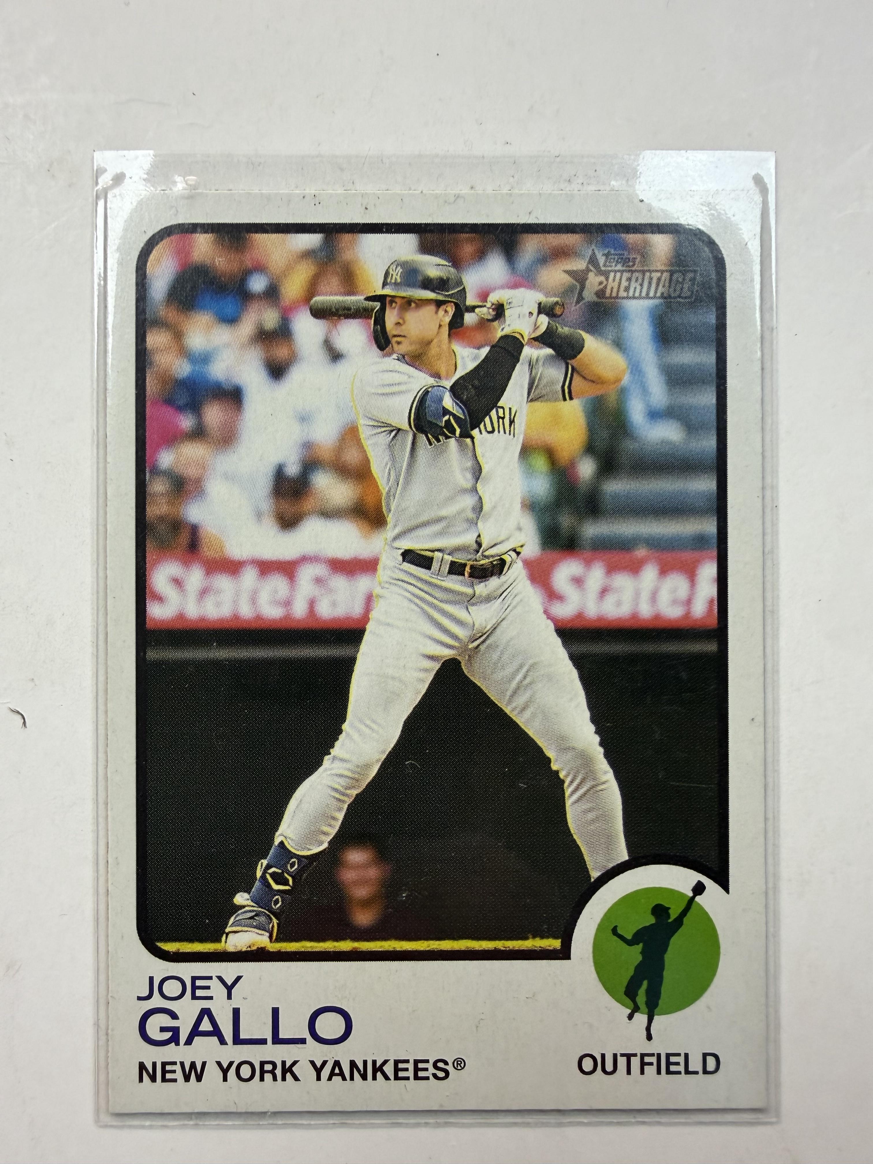 2022 Topps Heritage #339 Joey Gallo New York Yankees
