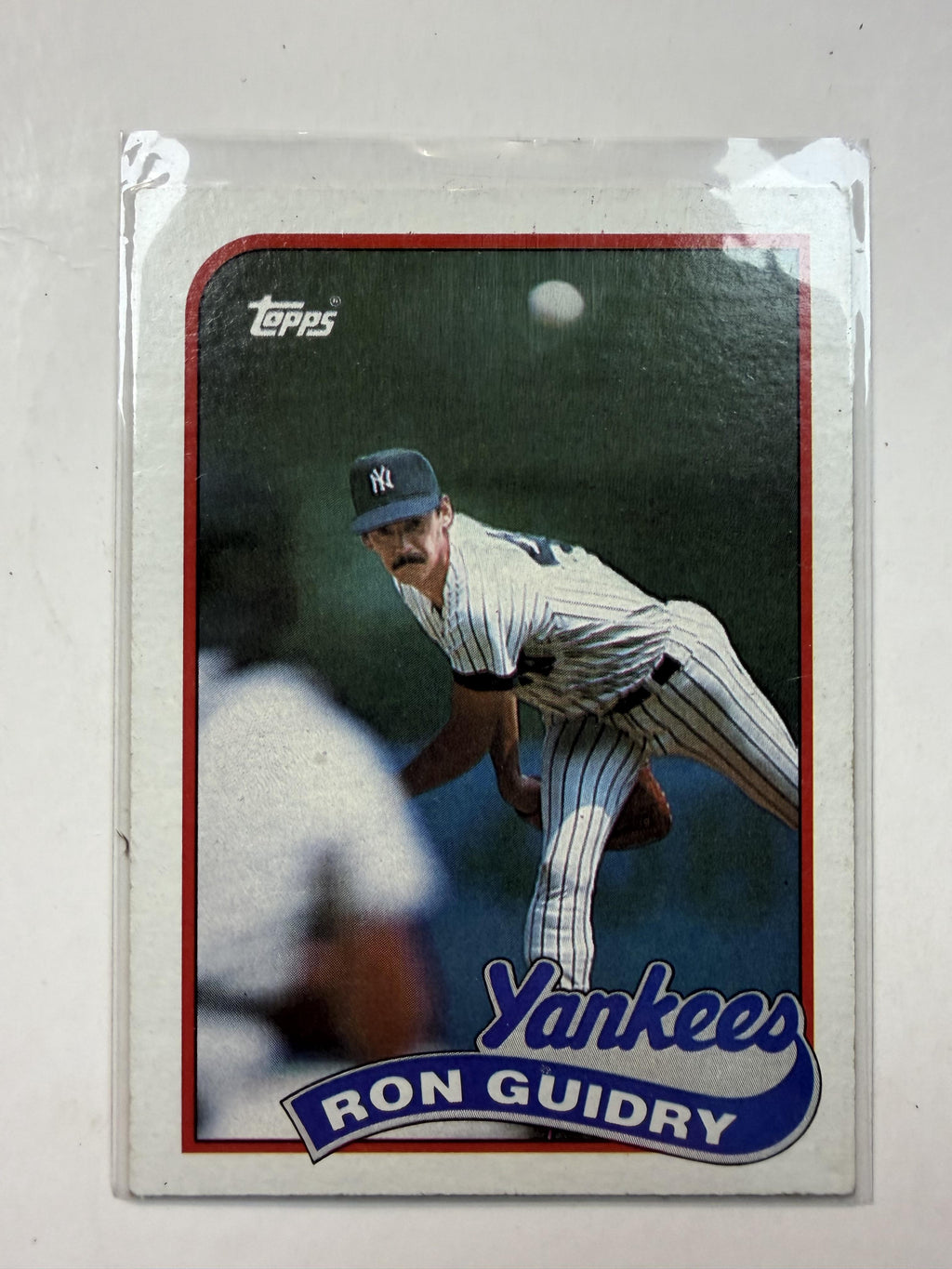 1989 Topps #255 Ron Guidry New York Yankees