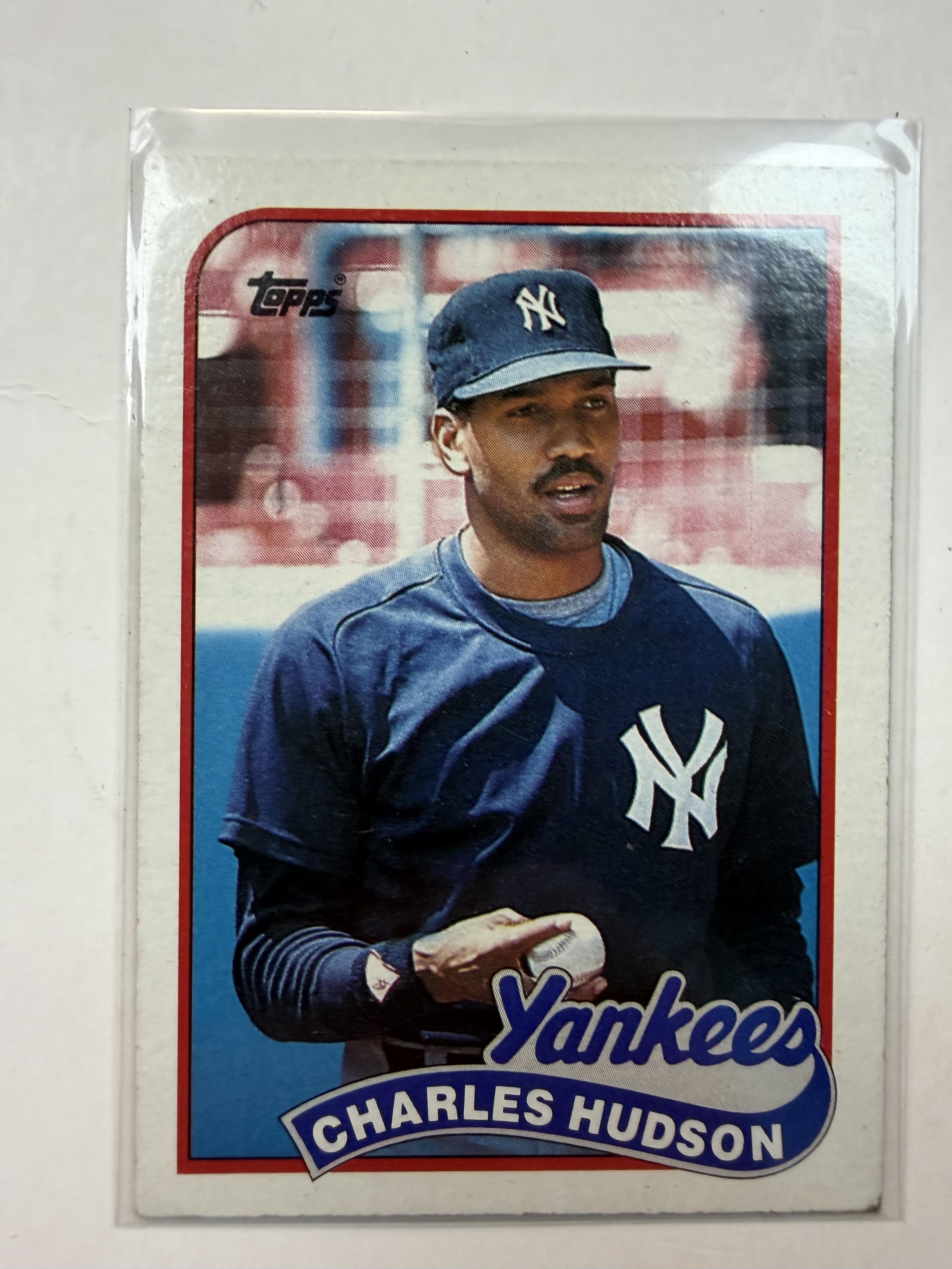 1989 Topps #236 Charles Hudson New York Yankees