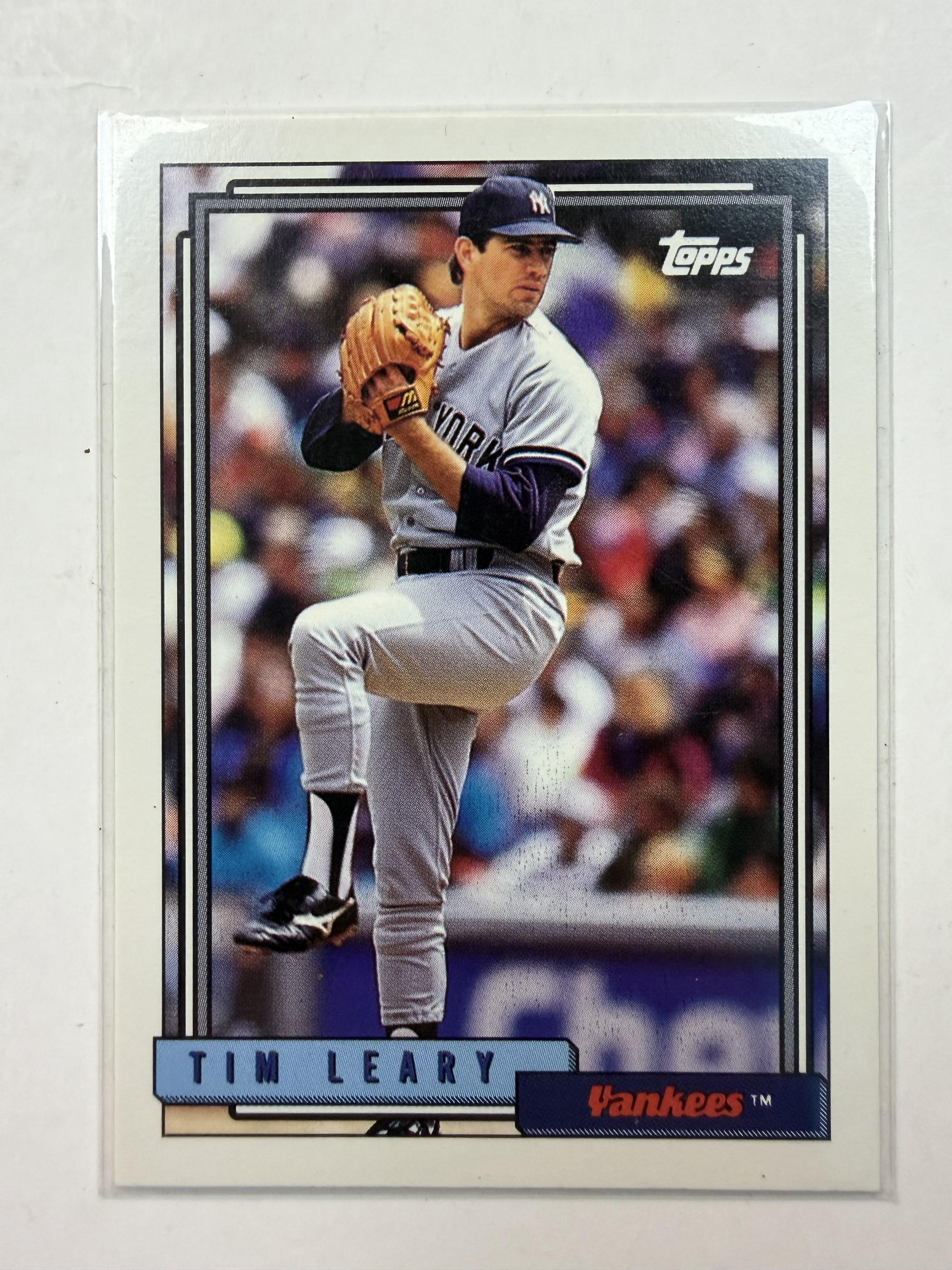 1992 Topps Micro #778 Tim Leary New York Yankees