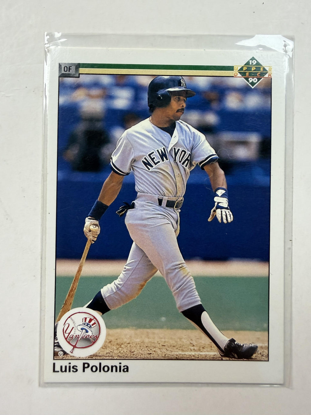 1990 Upper Deck #316 Luis Polonia New York Yankees