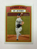 2021 Topps Heritage #250 Gerrit Cole New York Yankees