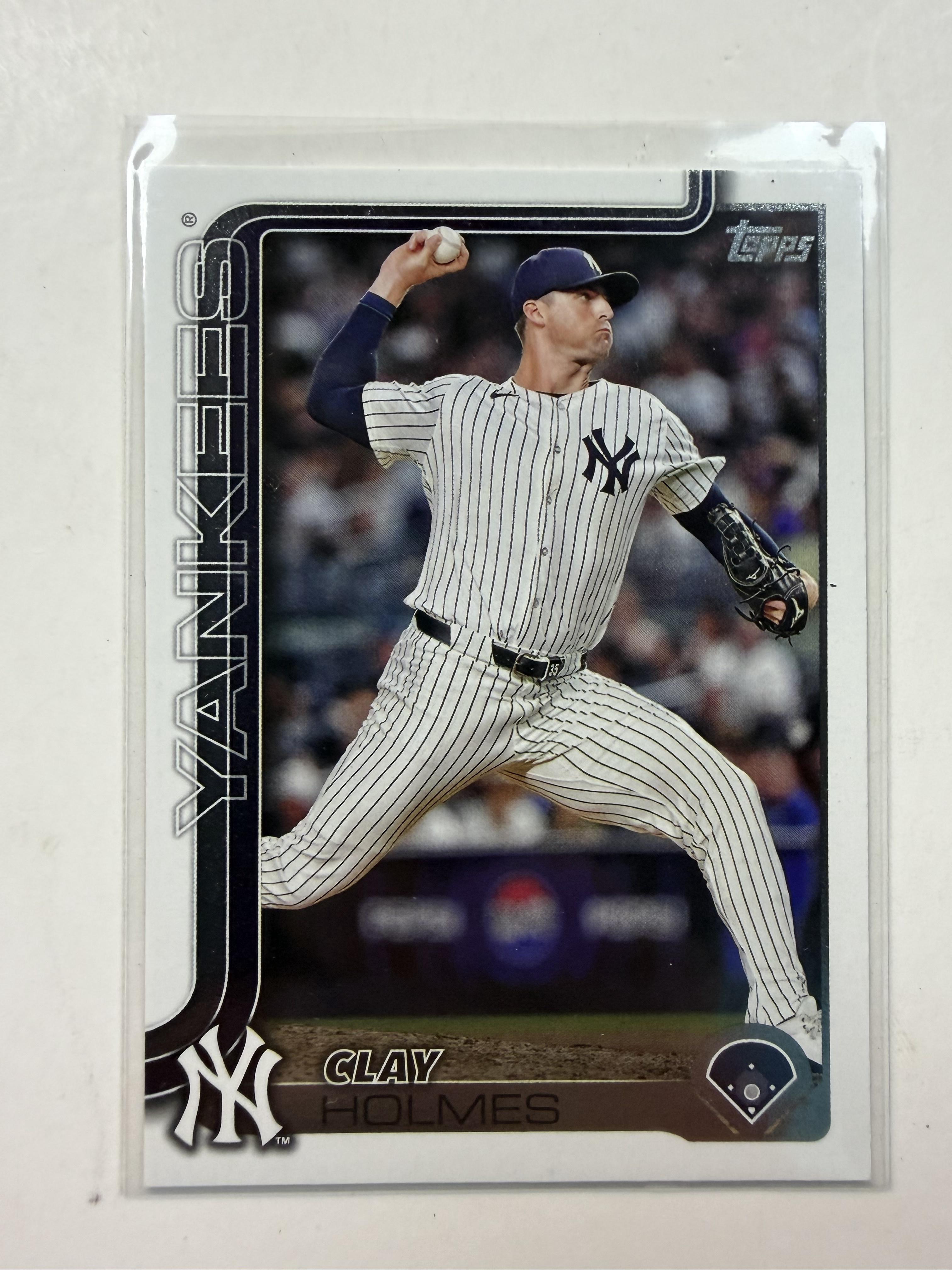 2025 Topps Series One  #292 Clay Holmes New York Yankees