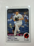 2022 Topps Heritage #689 Jameson Lee Taillon New York Yankees