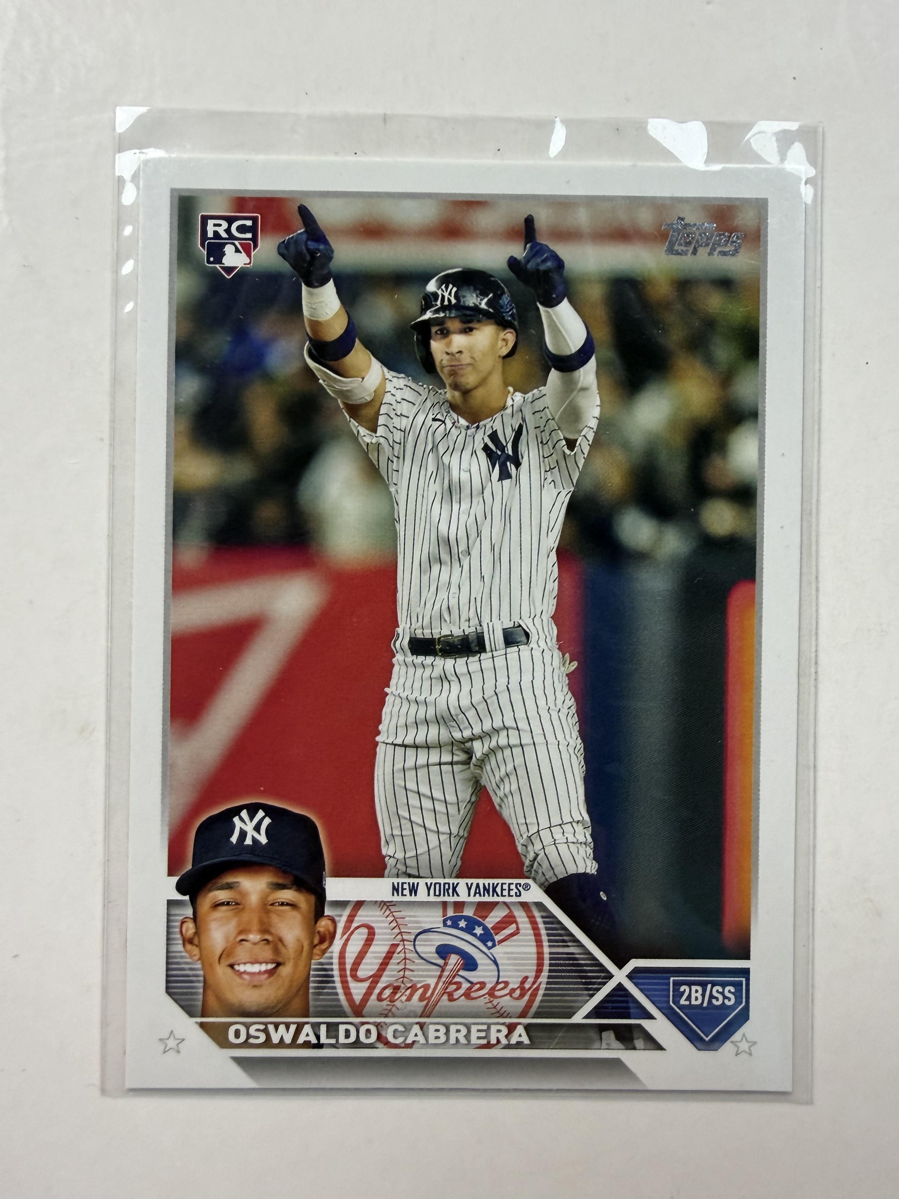 2023 Topps Oswaldo Cabrera  Rookie Card New York Yankees